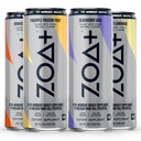 ZOA + Pre- Workout Energy Drink, Variety Bundle - NSF Certified for Sport with Zero Sugar, Nitric Oxide Support, B & D Vitamins, Amino Acids, and Electrolytes - 48 csomag