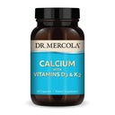 Dr. Mercola kalcium Vitaminokkal D3 & K2 - Supports Bone & Heart Health * - Kalcium Vitaminokkal D3 & K2 - Eggshell- Derived - Non-GMO, Gluten- Free & Soy Free - 90 kapszula (90 adag)