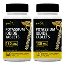 Kálium-jodid tabletta (2 db) 130mg - 280 db tabletta EXP 10 / 2032 - YODO Naciente - KI Pills - Yoduro de Potasio - Nutri kiegészítők