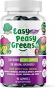 EasyPeasyGreens Daily Veggie Gumies for Kids - 90 Greens Gumies - Segít csipkebogyók Get their Veggies in - Készült 10 Real növényi kivonatok és 100% Vegan