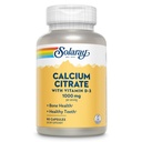 Solaray kalcium citrát D3-vitamin 1000mg - Csonterő és egészséges fogak támogatása - Gyengéd emésztési képlet - Lab ellenőrzött, 60- nap garancia - 15 Servings, 90 kapszula