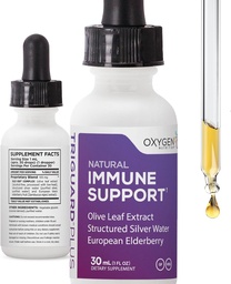 Triguard Plus Colloidal Silver, Sambucus Elderberry Extract & Olive Leaf Extract, 3- in- 1 Folyékony Immunrendszer Támogatás 124; Erőteljes Immunrendszer Booster