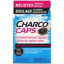 Anti-gáz - Fast-Actived Charcoin Detoxicifing Formula, Természetes származású, Relief for Gas, Bloating, és Flatulence, 36 kapszula, 260 mg Minden csomag (2)