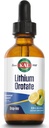 KAL Lithium Orotate Dropins, breated n.e.124; Mood & Relaxation Supporting n.e.124; Natural Lemon Lime Flavor.