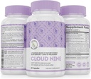 Cloud 9 - all Natural Sleep Aid Supplement - Relaxing Vitamin & Herbal Formula - 10mg Melatonin Kalcium Magnisium L- Theanine 5- HTP GABA St. John 's Wort Ashwagandha Chamomile & More 60 Vegán kapszula