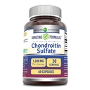 Amazing Formulas Chondroitin Sulfate 1200 mg Per Serving Supplementary 124; Capsicum) 124; Non-modification Waste124; Gluten Free Waste124; Made in USA (1 Pack, 60 Count)