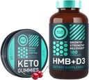 WILD FUEL HMB D3-vitaminnal és Keto MCT Oil Gumies Energy Chews Power and Recovery Bundle