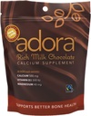 Adora Premium D3-vitamin Magnézium és kalcium kiegészítés, 500 mg, Tejcsokoládé, 30 gróf