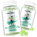 EAA gummies Essential Amino Acides - 60 napos ellátás All 9 Essential Aminos and All Branched- Chain Aminos (BCAA) Sugar Free with Muscle Recovery Energy Support Nem GMO Green Apple Flavor