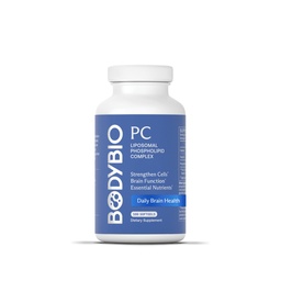 BodyBio PC - Foszfatidilkolin az agy egészségére, mentális tisztaság, kognitív funkció, celluláris javítás és egészséges öregedés, foszfolipid komplexum kiegészítés gyengéd napi méregtelenítés