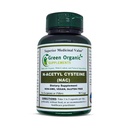 Green Organic Supplements 'N-Acetyl Cystein (NAC), 90 VCaps, High Absorbable, Non-GMO, Gluten- Free Department 124; Balance Immunrendszer és az egészség támogatása (1-es csomag)
