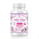 Probiotikumok nőknek prebiotikumok Cranberry D- Mannose Digestive Enzimes & Hibiscus 34 Strains 100 milliárd CFU Feminin Care Supplement for Vaginal Gut Urinary Health and pH Balance Support