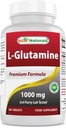 Legjobb természetes L- Glutamin 1000mg Üzemanyag edzéshez (Non- GMO) tabletta, 180