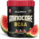 ALLMAX Nutrition AMINOCORE BCAA Powder, 8.18 Grams of Amino Acids, Intra and Post Workout Recovery Drink, Gluten Free, Görögdinnye, 945 g