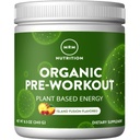 MRM Nutrition Organic Pre-Workout Powder | Island Fusion Flavored | Superfoods + 150mg Natürliches Koffein + Adaptogene | Clean Energy + Focus| Gesunder Blutfluss | Vegan + Non-GMO | 20 Servierungen