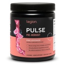 LEGION Pulse Pre Workout - All Natural Nitric Oxide Pretussion Drink to Boost Energy, Creatine Free, Naturally Sweared, Beta Alanine, Citrulline, Alpha GPC (Rózsaszín Lemonade)