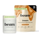 Beam Dream Sleep Powder & Creatine Bundle, Harmadik fél tesztelt Natural Sleep Aid & Recovery kiegészítés mikronizált kreatin monohidrát, ízesítetlen tiszta kreatin por izomerő, energia