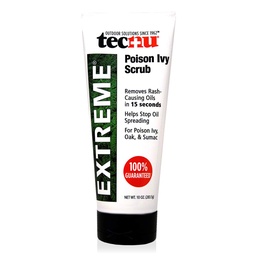 Tecnu Extreme Poison Ivy and Oak Scrub, Removes Poisonous Plant Oils That Cause Rash and Itching, 10 Ounces