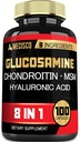 7000mg Glucosamine Chondroitin MSM immun kiegészítéssel - Support Bone, Joint Health, Immunrendszer és Általános Egészség - 100 kapszula