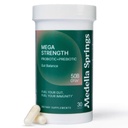 Mega- Strain 50 milliárd CFU probiotikumok + Prebiotikumok 30 Caps Probiotikumok nők és férfiak számára - A jó Flora probiotikumok és emésztőrendszeri egészség fenntartása - nem hűtőszekrény szükséges Lactobacillus Rhamnosus