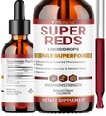 Folyékony Super Reds Phytonutrient Superfood Drops - 124; Phytonutrient Blend, amely polifenolokat tartalmaz - 124; Antioxidánsok & More