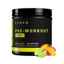 Kaged Sport Pre Workout Powder for Men & Women, Mango Lime, Sport Certified, 188mg koffein, Nitric Oxide Supplement, Beta Alanine for Energy, Súlyemelés, Cardio Endurance & Strength, 20 szerváció