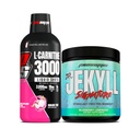 PROSUPPS L- karnitin 3000 Stimulant Free Liquid Shots (31 Servings, Dragon Fruit) és Mr. Hyde Aláírás Series Pre- Edzés Energy Powdered Drink (30 Servings, Áfonya Lemonade) Bundle
