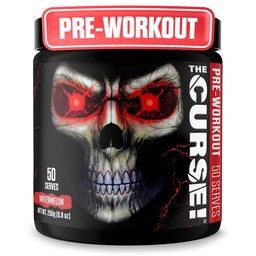 JNX SPORTS The Curse! Előedzés por a férfiak és nők, koffein, Beta-Alanine, kreatin, L-citrullin, 50 szervadékok, görögdinnye aroma - Boost Energy, Erő & Fókuszban