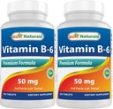 Best Naturals B6-vitamin 50 mg 250 tabletta (250 darabos kiszerelés)