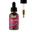 Animal Essentials Breath EZ kutyáknak és macskáknak - Kisállat légzéstámogató kiegészítés, Tiszta és könnyű légzés, egészséges légzés, gyógynövény formula - 2 Fl Oz