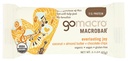 GoMacro MacroBar, Organic Vegan Protein Bar, Kókuszdió, Mandula vaj + Csokoládé Chips, 2.3 Ounce