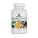 Természet Lab vas plusz C-vitamin Gyors olvadás tabletta - Gyengéden a gyomor Carbonyl Vas, magas abszorpció egészséges vörös vérsejtek * - 120 tabletta