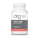 Allergia Kutatócsoport Biotin 5000 kiegészítés - 5000mcg Biotin, Vitamins for Hair, Skin and Nails, Magas dózis, Vegetáriánus kapszula, Hypoallergén, Gluten Free - 60