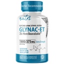 Nutri NAC Etil Ester + Glicin - Extra Strength 375mg - NACET withe Selenium - 80% Biohasznosulás - N- Acetylcystein - Anti Aging Supplement, Boost Glutathione - 60 kapszula - 3. fél teszt