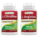 Legjobb természetes L-citrullin 2000mg & L- Arginine 1000 mg