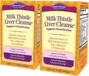 Nature 's Secret Milk Thistle Life Cleanse - Támogatja az egészséges májfunkció & méregtelenítés -18 Botanikus keverék Turmic, Gyermekláncfű, Beet, & Articsóka - Természetes erős antioxidáns (csomag 2)