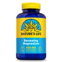 Natings Life Renewing Magnézium 500 mg - Plus B- 6 - Izom- és idegrendszer támogatás - Labor ellenőrzött (180 szervizek, 180 VegCaps)