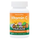 Natings Plus Animal Parade Sugar- Free Children 's Vitamin C, Natural Orange Juice Flavor - 90 Chewable Animal Forped Tablets - Immuntámogatás - Gluten Free - 45 Servings