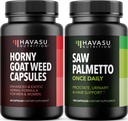 HAVASU NUTRITION Horny Goat Weed kapszula (30 adag) & Saw Palmetto kapszula (100 adag)