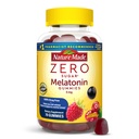 Természet Made Zero Sugar Melatonin 5mg Alvó Gumies felnőttek extra erő, 100% Gyógyszermentes Alvástámogatás, Aszpartám ingyenes, 70 Sugar Free Melatonin Gumies, 70 napos ellátás