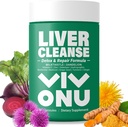 VivoNu Milk Thistle Silymarin & Dandelion Root máj-egészségügyi támogatás, antioxidáns támogatás, méregtelenítés (60 kapszula / 1 üveg)
