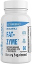 Dr. Colbert 's Keto Zone Fat- Zyme - Ketogen Digestive Enzimes - High Lipase - Vegan & Vegetarian Enzyme - 30 napos ellátmány - magas mennyiségű enzimeket tartalmaz, amelyek lebontják a zöldségeket és zsírokat
