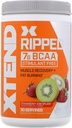 Xtend Ripped BCAA Power Strawberry Kiwi 124; Cutting Formula + Sugar Free Post Workout Muscle Recovery Drink with Amino Acids