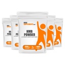BulkSupplements.com HMB Powder - mint kalcium HMB kiegészítés, Beta-Hydroxy Beta-Metil-butirát - Flavored & Gluten Free, 1g per Serving, 1kg (5 kg-os csomag) (11 db)
