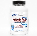 Yohimbe Bark szabványosított kivonat 1500mg / / 200 kapszula / / Tiszta / / PureControl kiegészítők
