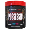 Insane Labz Possessed Low Stimulant Tesztoszteron Növelése Pre Workout Powder, Töltve D Aspartic Acid és Creatine Üzemanyag AMPiberry és OXYgold, 30 Srvgs, Gumi Worm