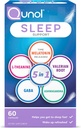 Qunol Sleep Support, 5 in 1 Non-Habit Forming Alvási Aid, Kiegészítés az időben megjelent Melatonin 5mg, Ashwagandha, GABA, Valerian Root, L-Theanine, 60ct kapszula