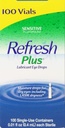 Allergan Refresh Plus Lubricant Eye Drops Single-Use Vials - LargerSize 2Pack (100 ct )