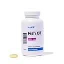 MAJOR Omega3 Halolaj - Halolaj kiegészítés 1000mg - 100 Softgels (1- Pack)