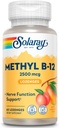 SOLARAY B 12 Metil-Lozenge kiegészítés, 2500mcg